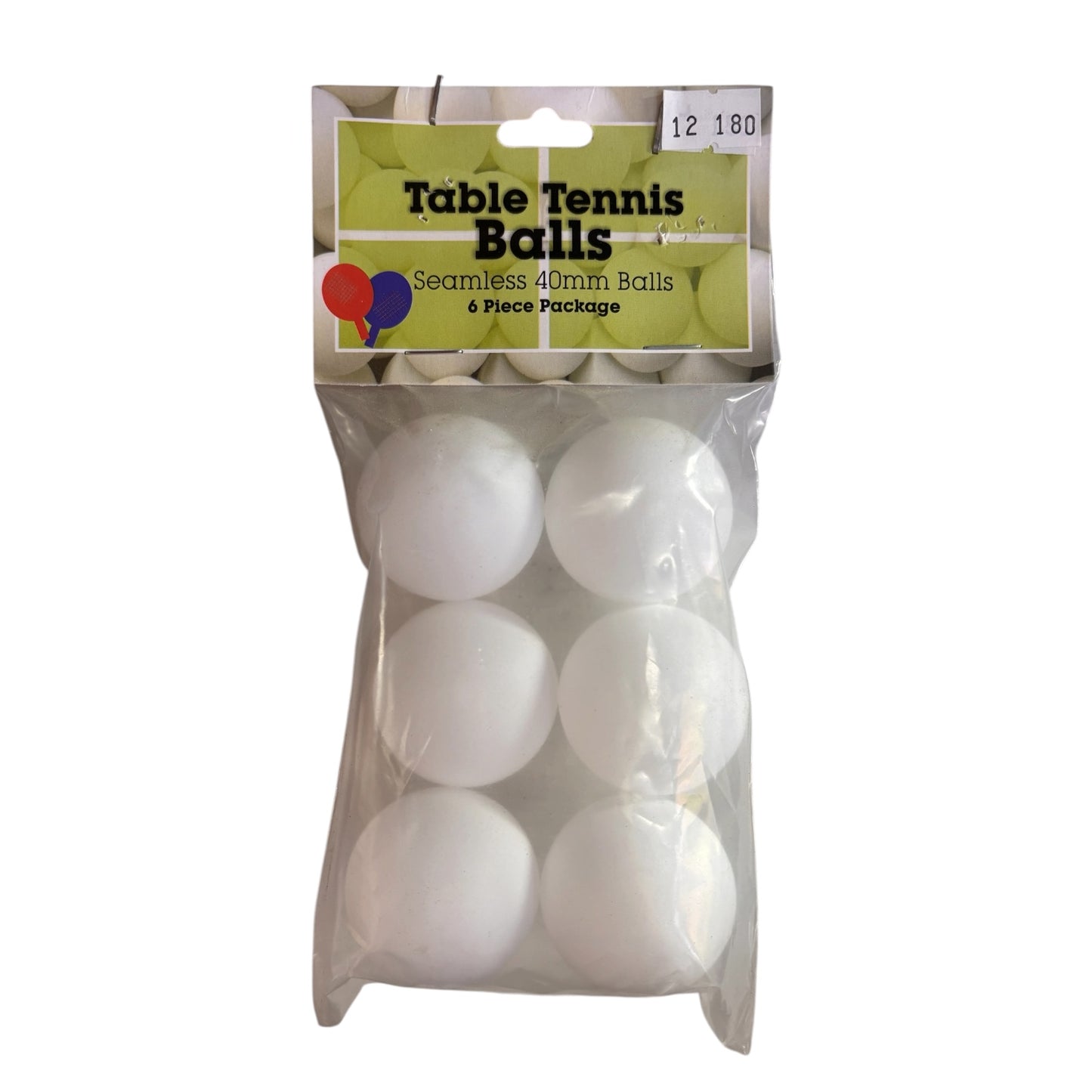 Table Tennis Balls 6Pk