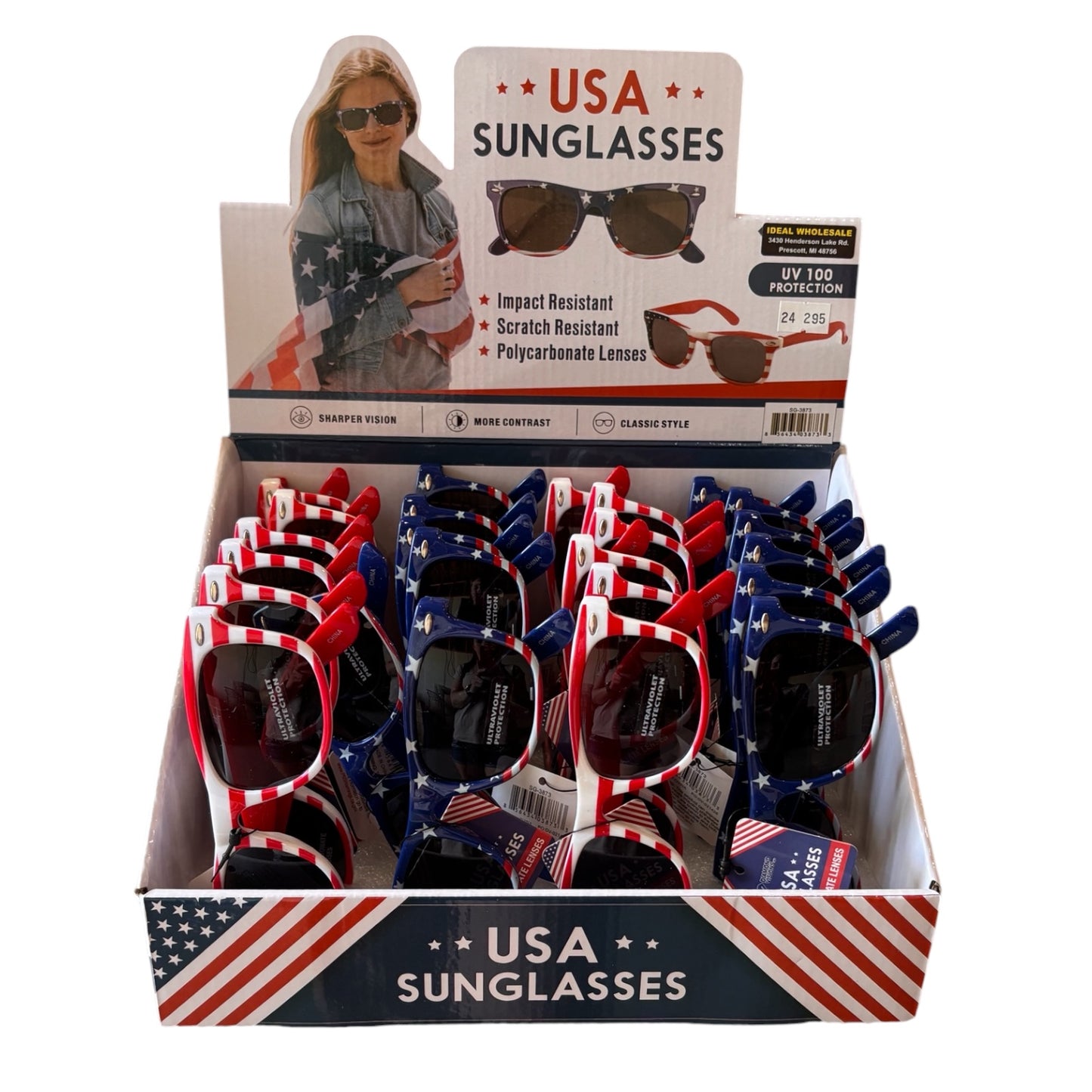 USA Flag Sunglasses