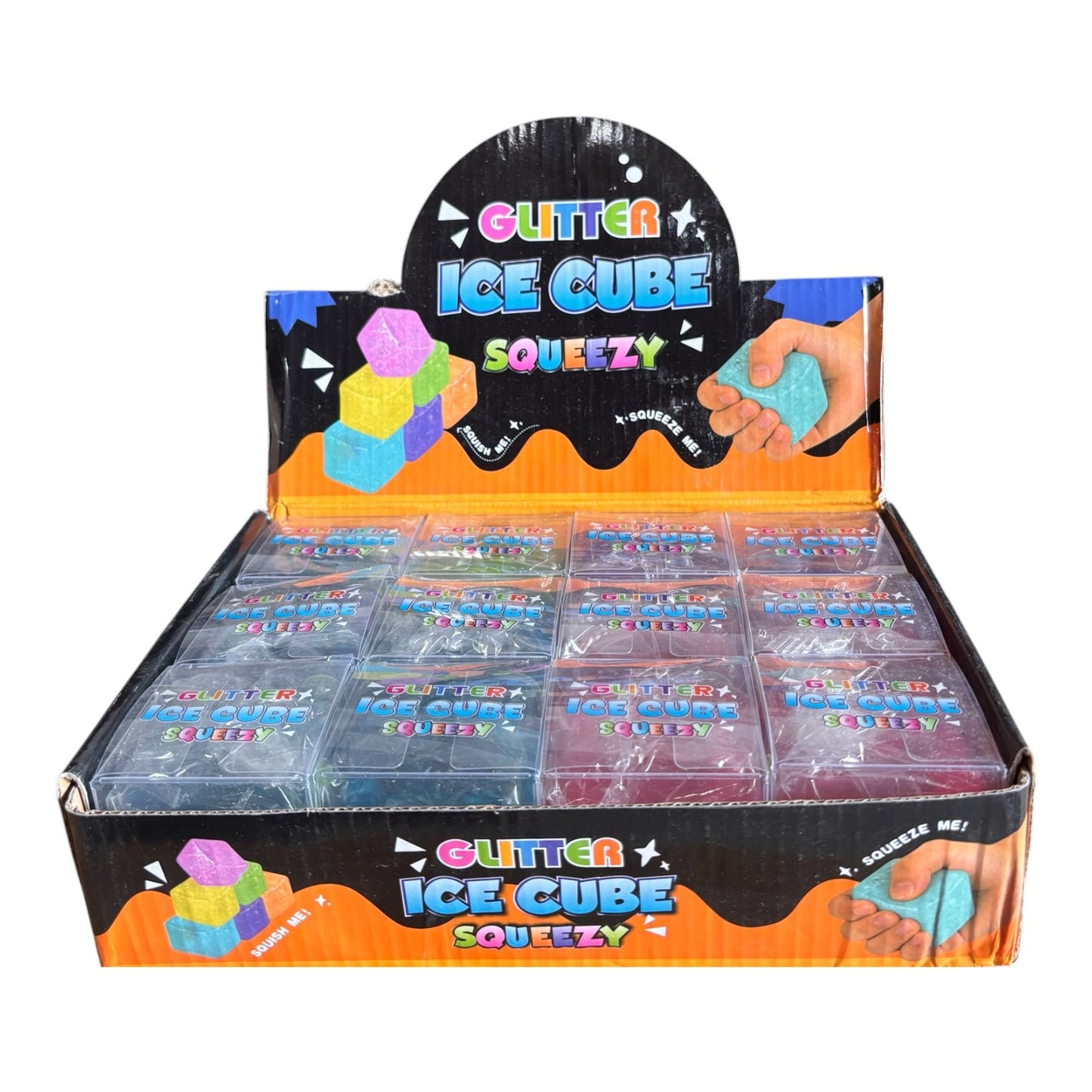 Glitter Squeeze Cube