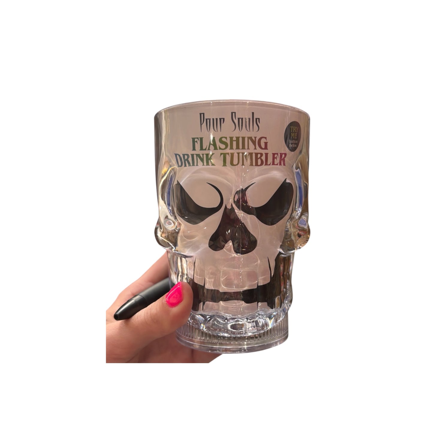 Flashing Skull Tumbler