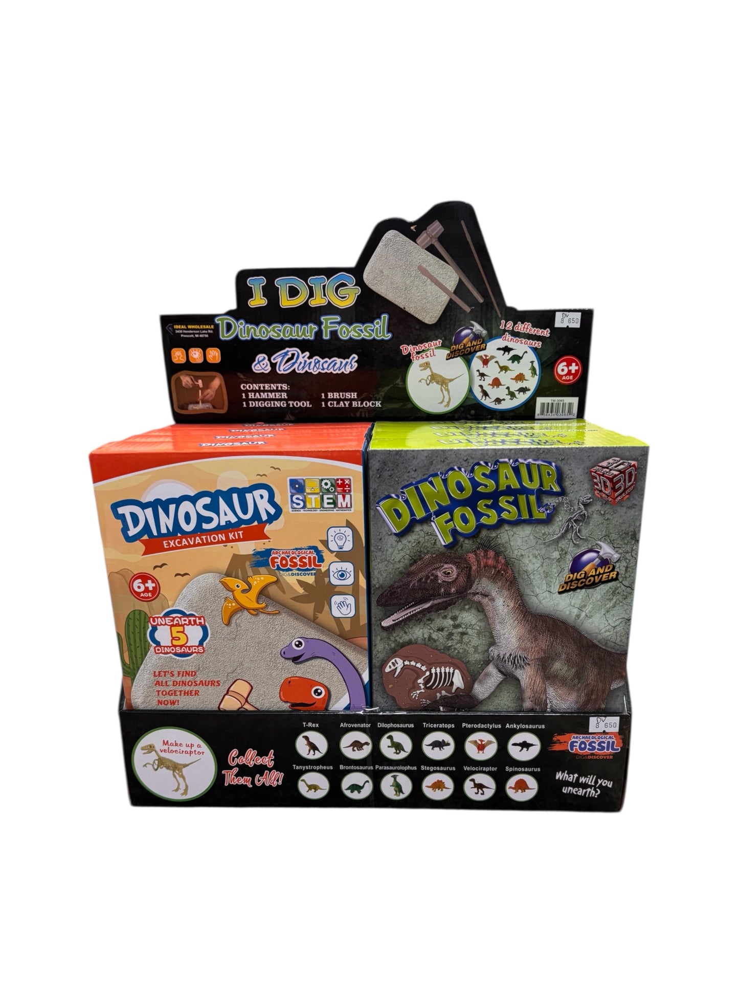 Large Dinosaur Dig Kit - Fossils & Mini Dinos