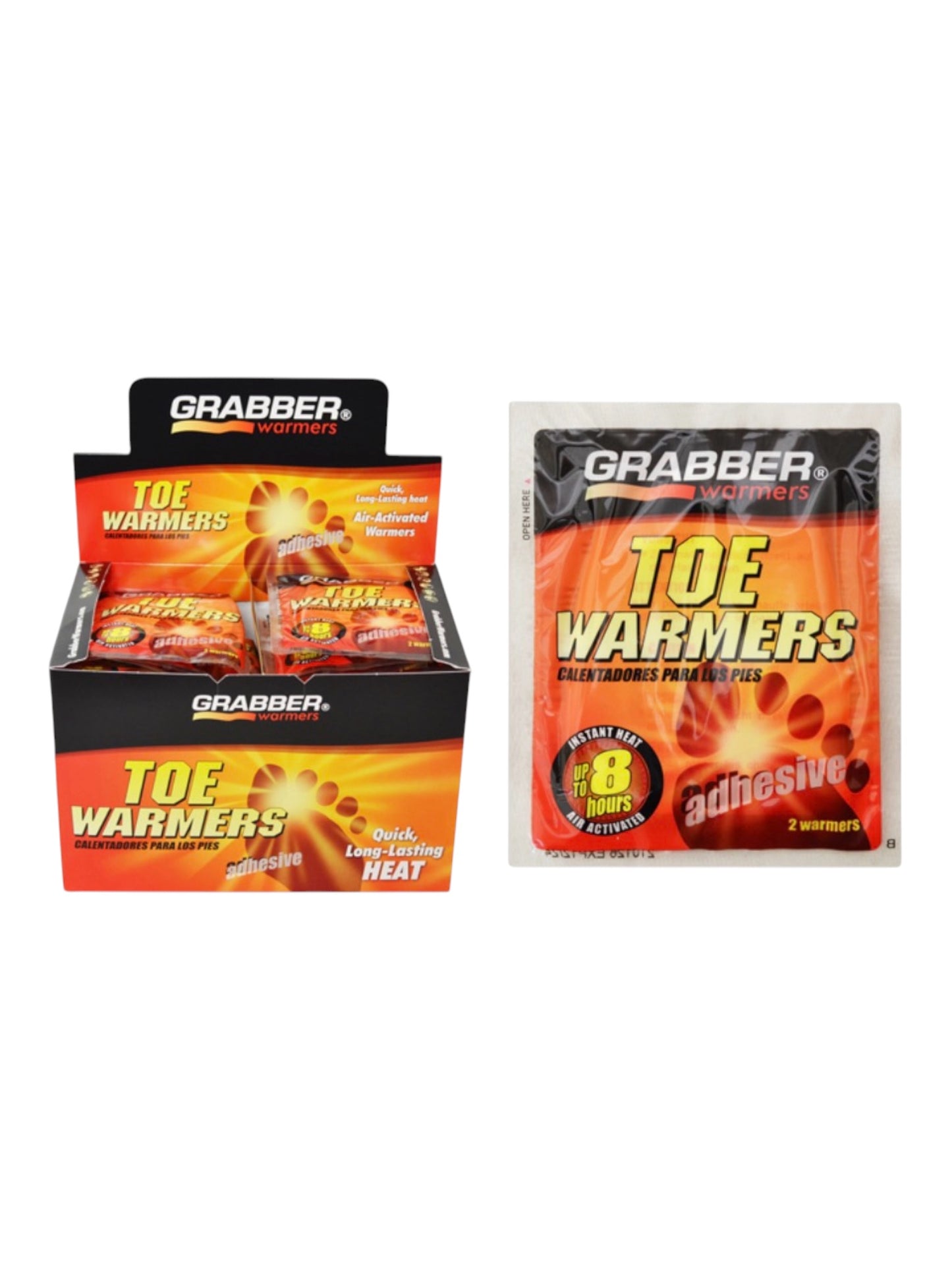 Toe warmers