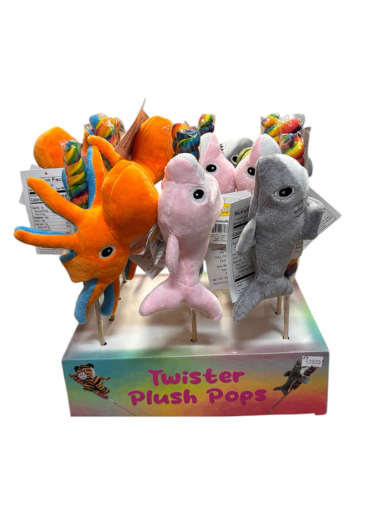 Sea Life Plush Slap Bracelet With Lollipop