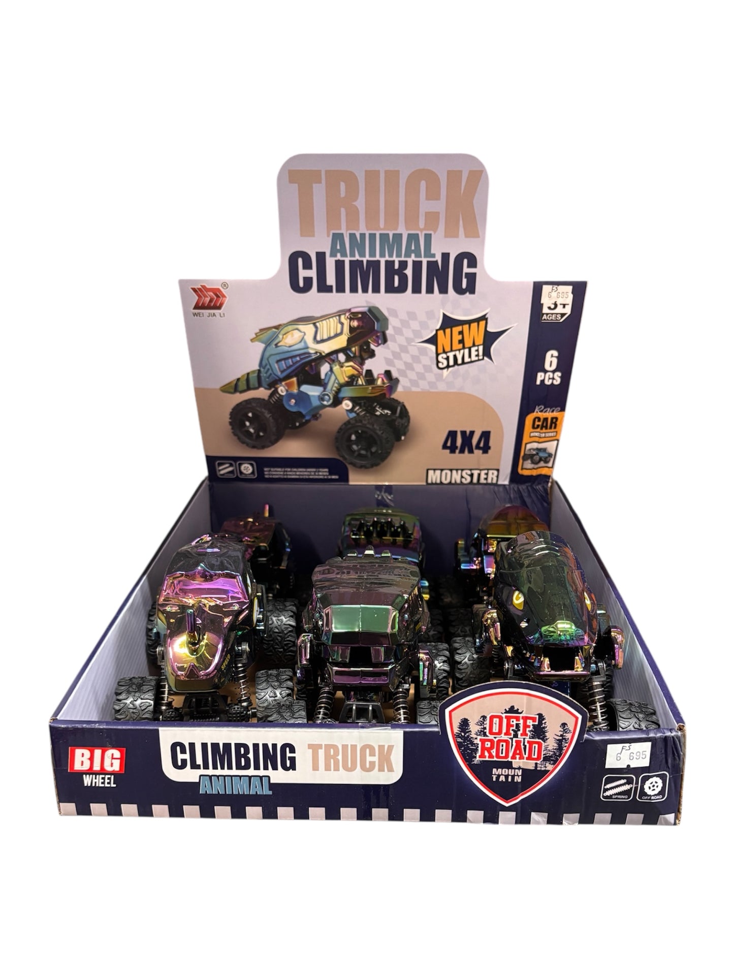 Metallic Animal Climbing Truck