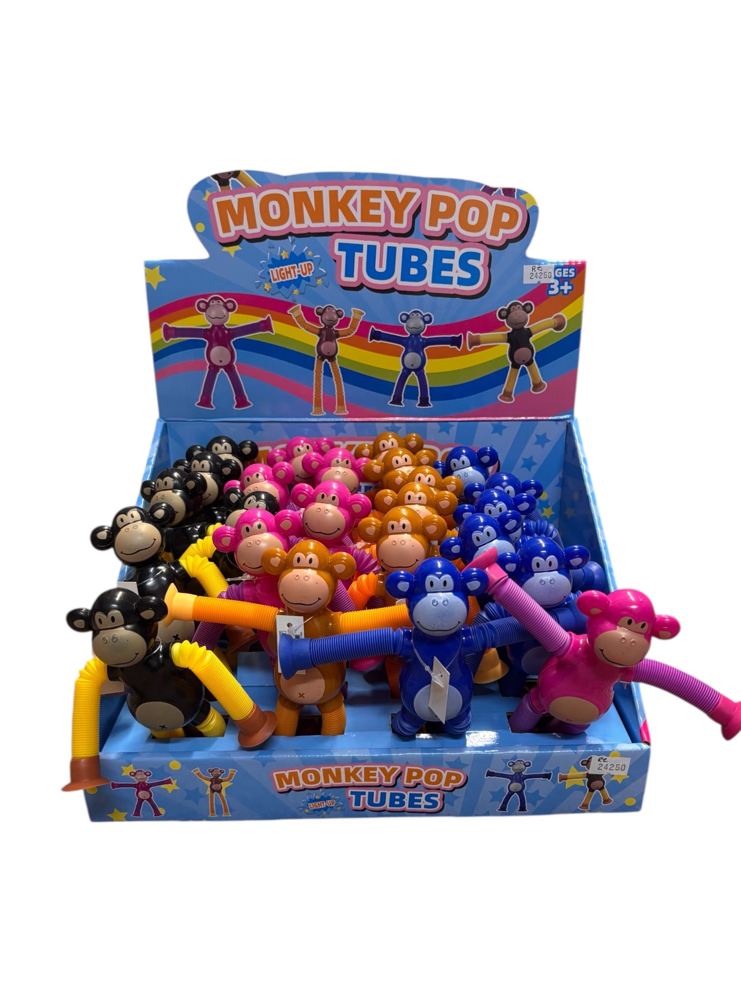Light Up Monkey Pop Tubes