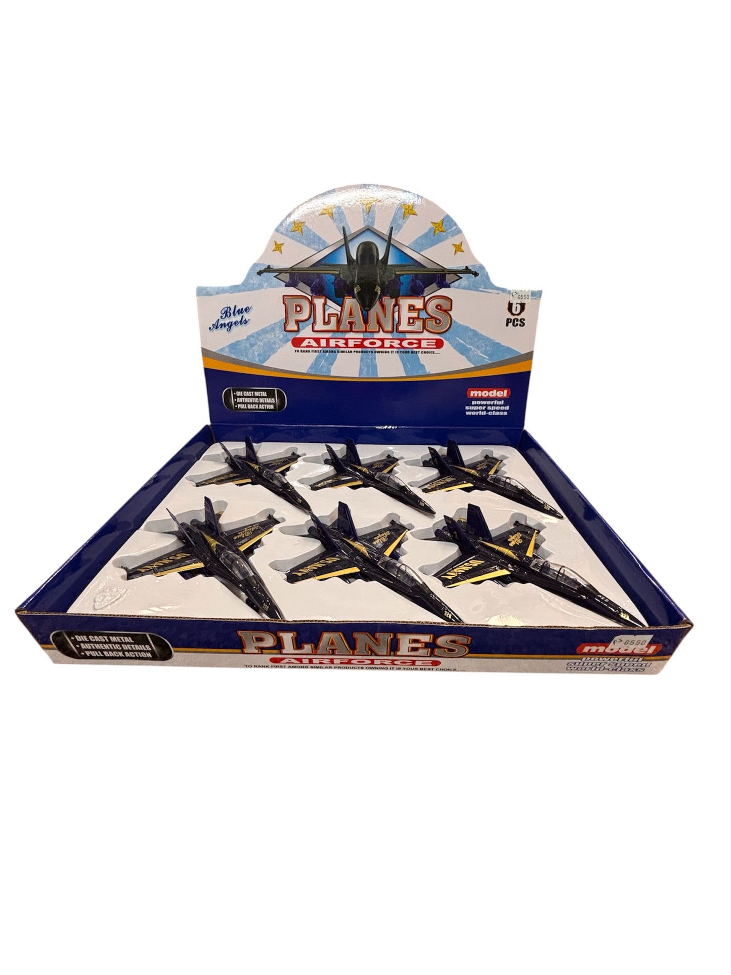 Blue Die-Cast Plane