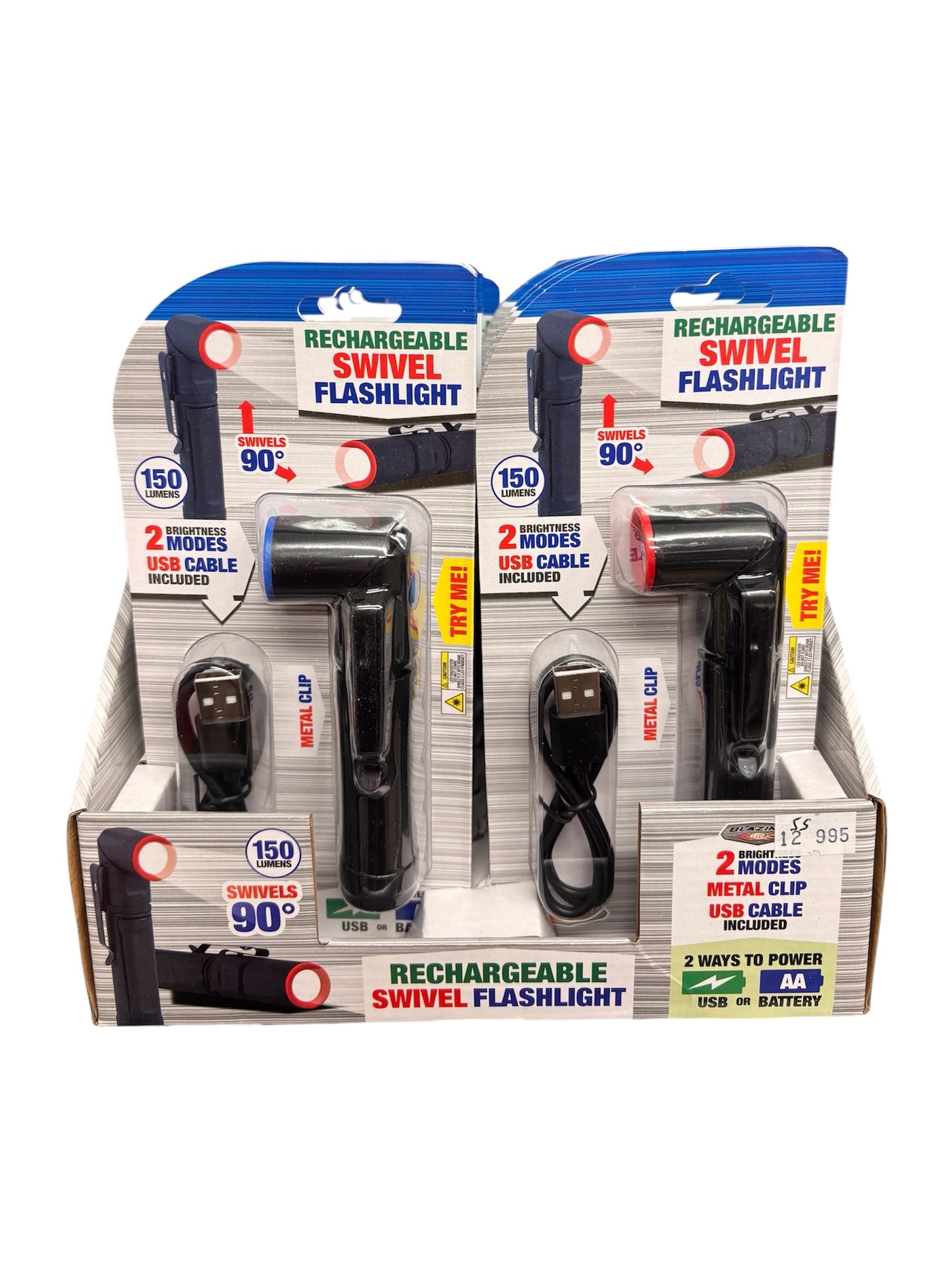 Rechargeable Swivel Flashlight
