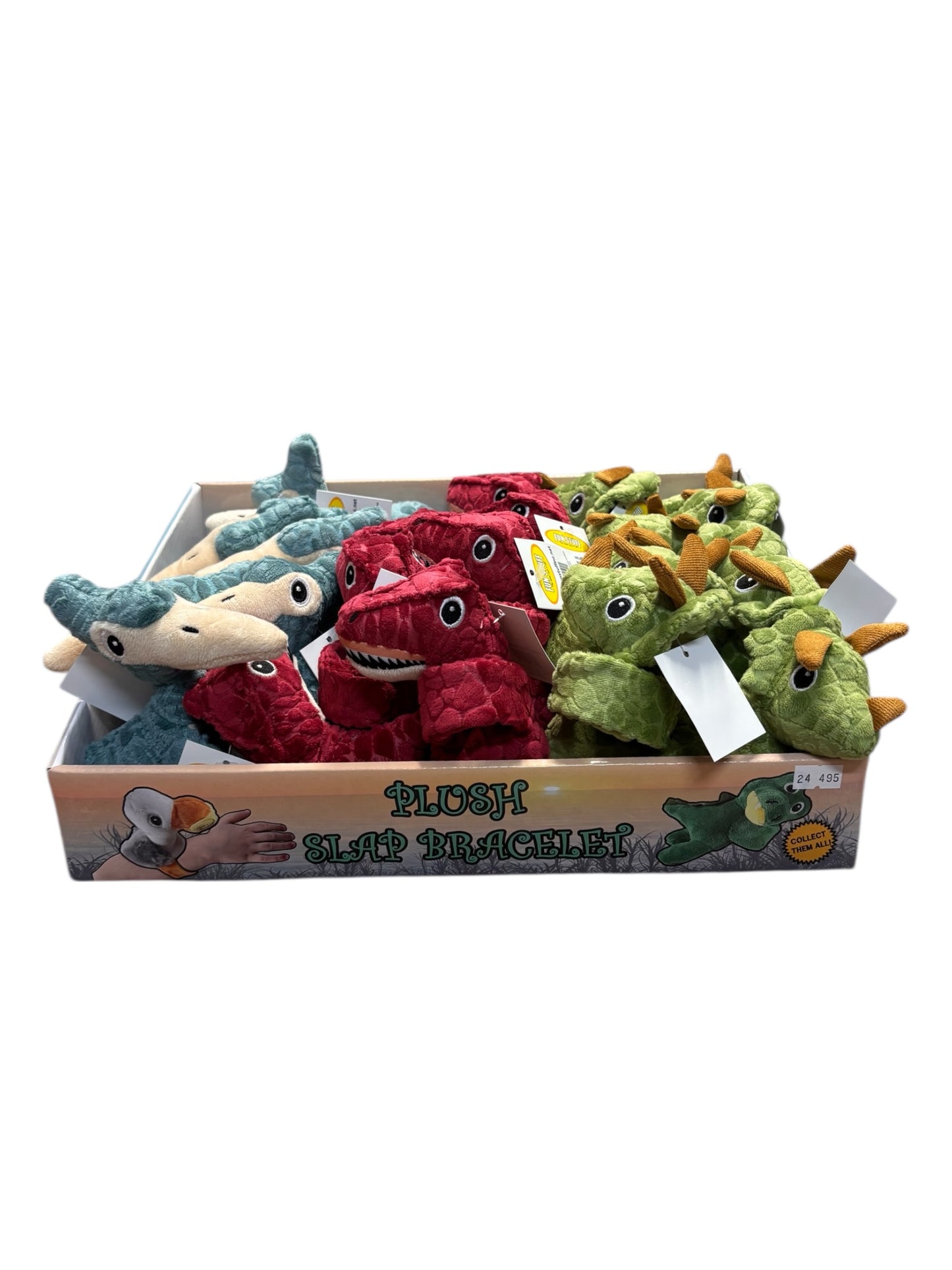 Plush Dino Slap Bracelet