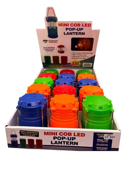 Mini Colorful Pop-Up COB LED Lanterns