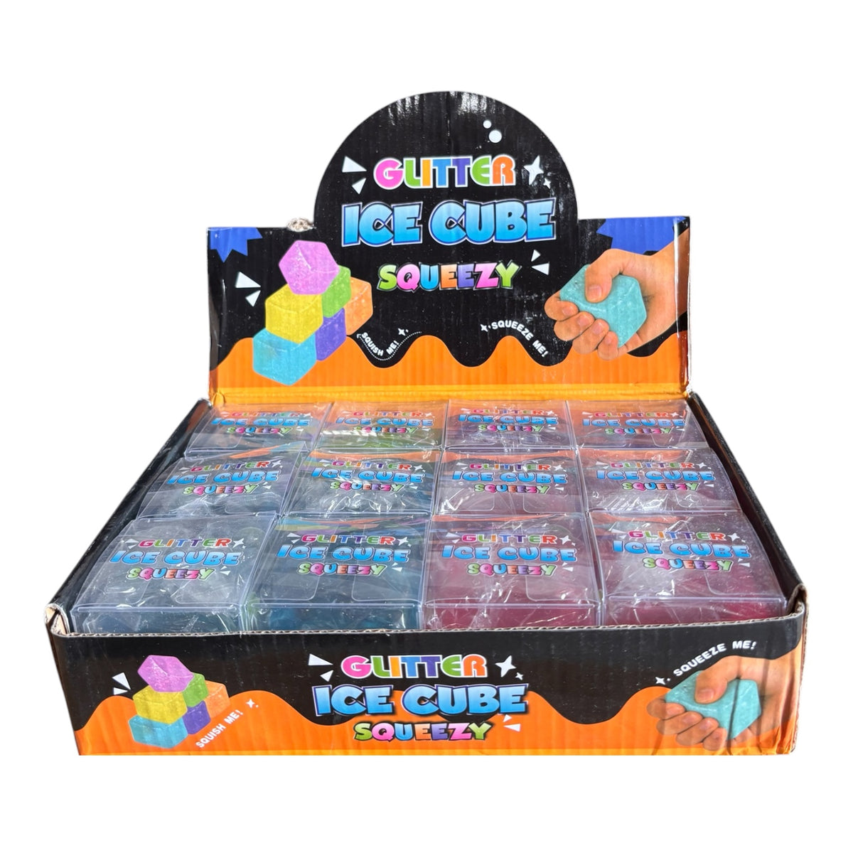 Glitter Squeeze Cube