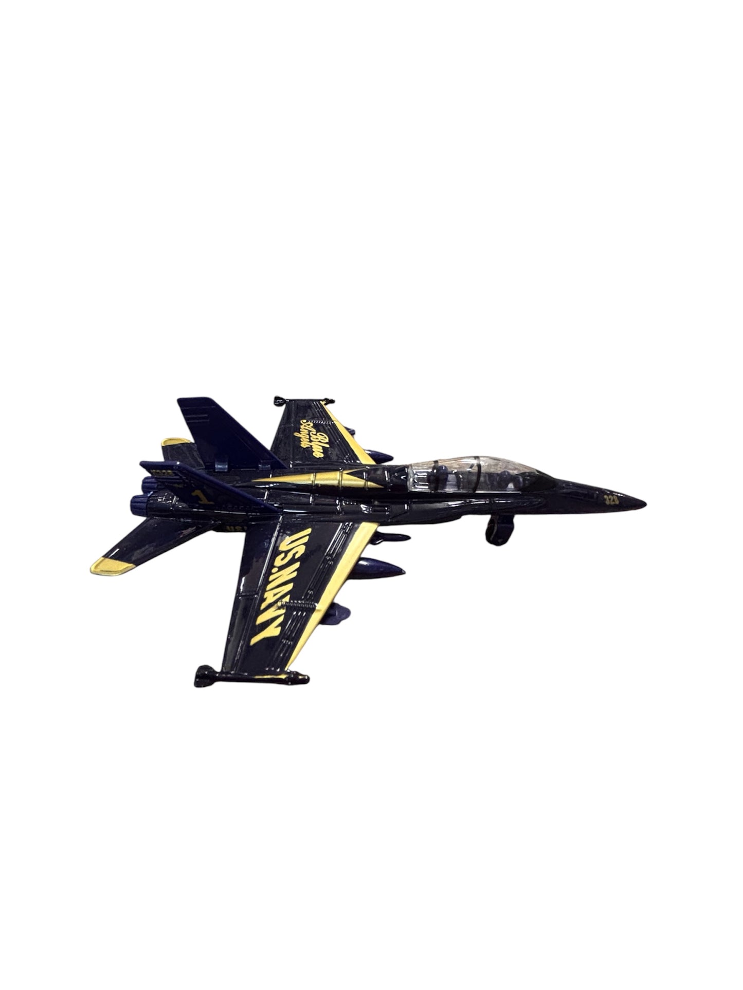 Blue Die-Cast Plane