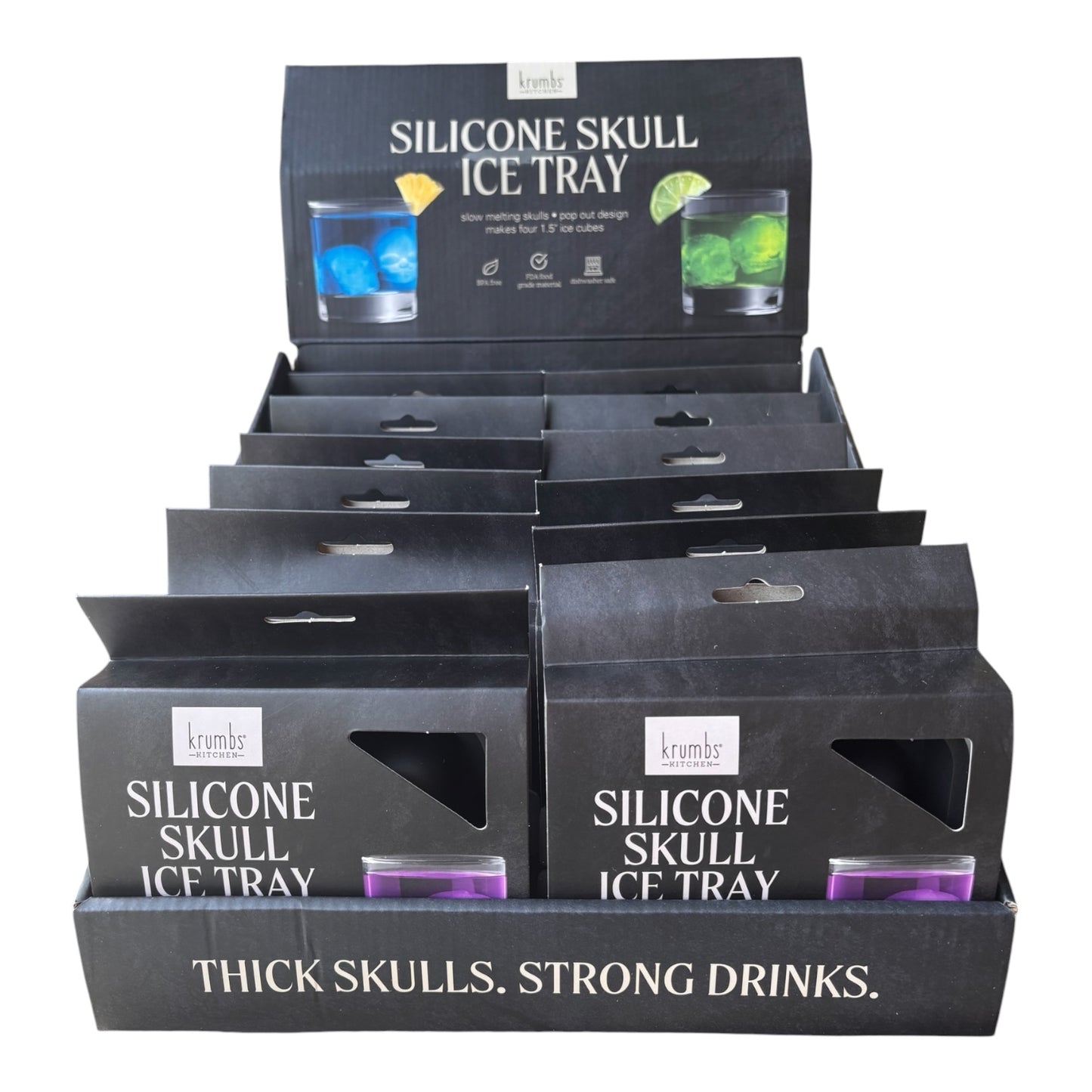 Silicone Skull Ice Tray
