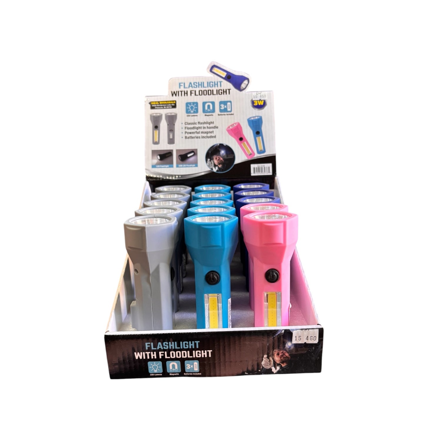 Pastel Flashlight With Floodlight