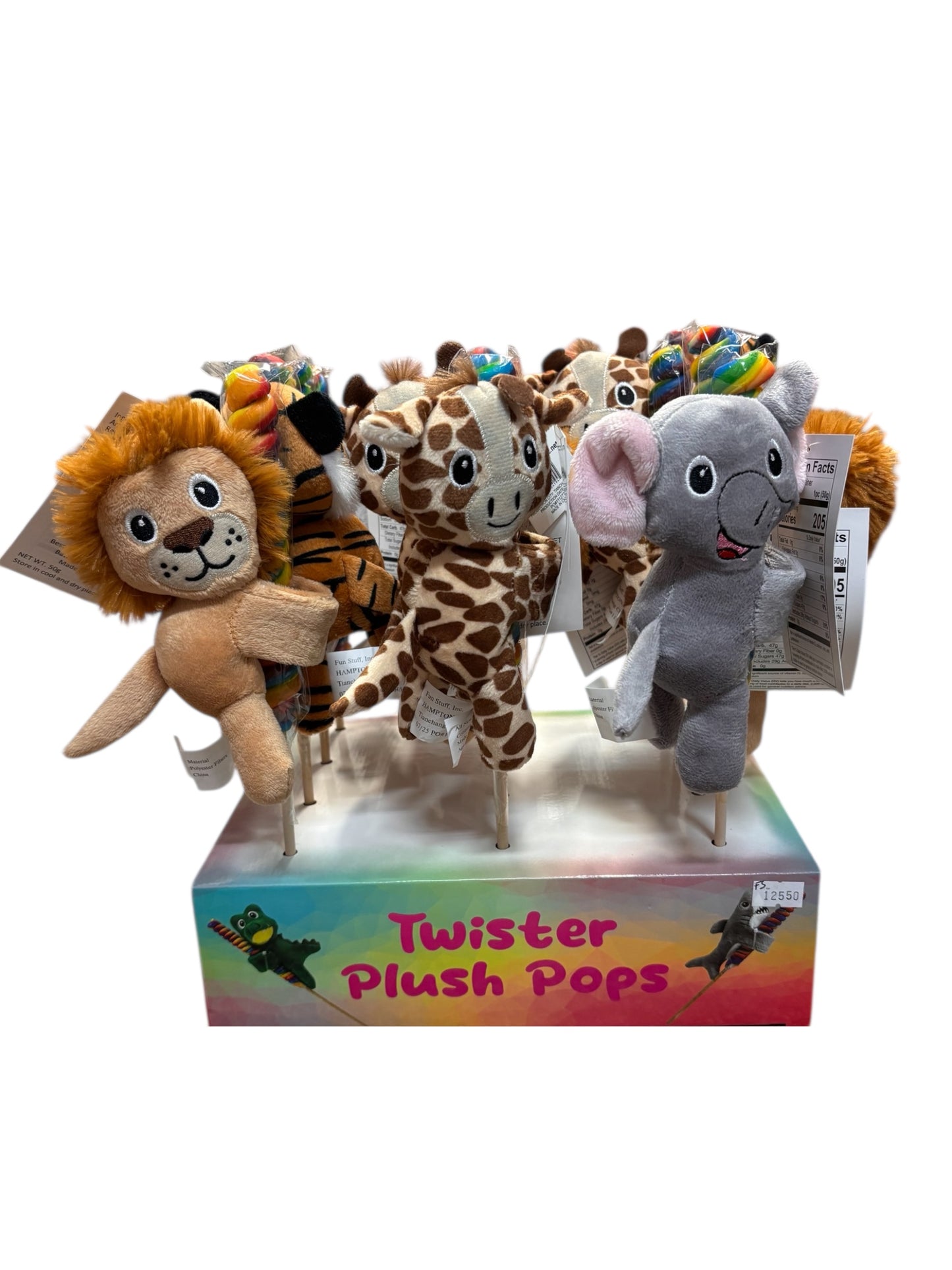 Safari Plush Slap Bracelet With Lollipop