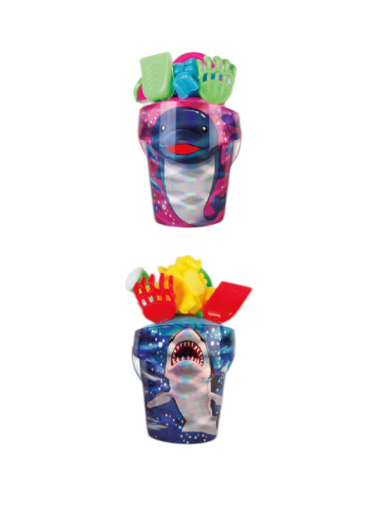 7 Piece Shark & Dolphin Bucket
