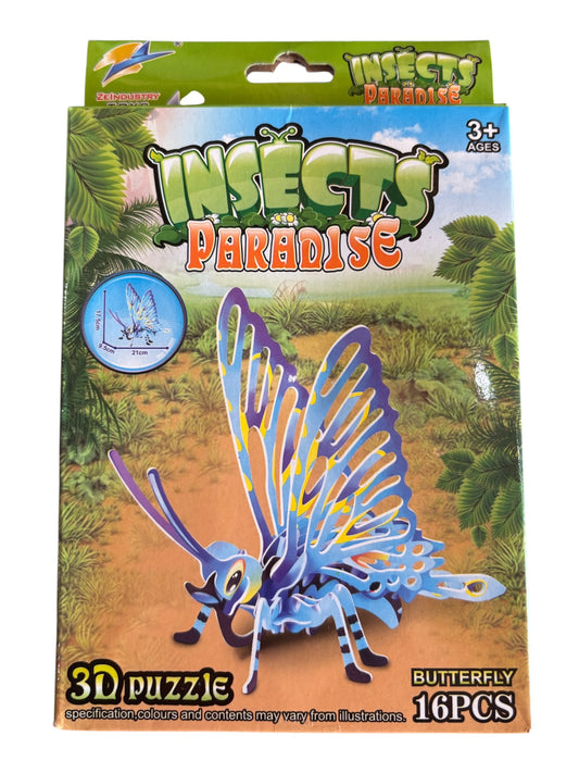 3-D Insect Puzzle