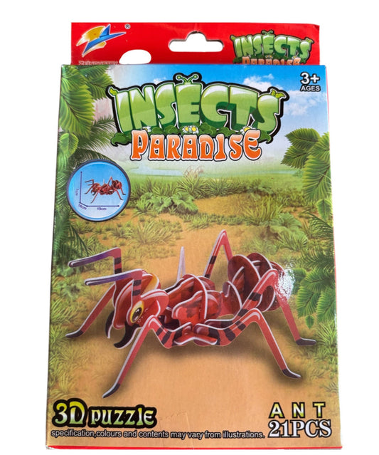 3-D Insect Puzzle