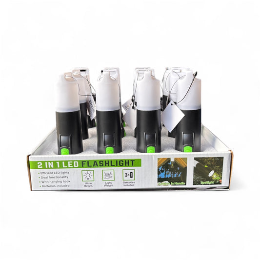 2 In 1 LED Flashlight