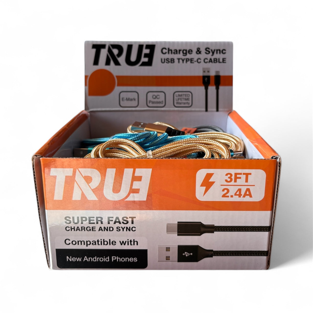 USB Type C Charging Cable 3 ft