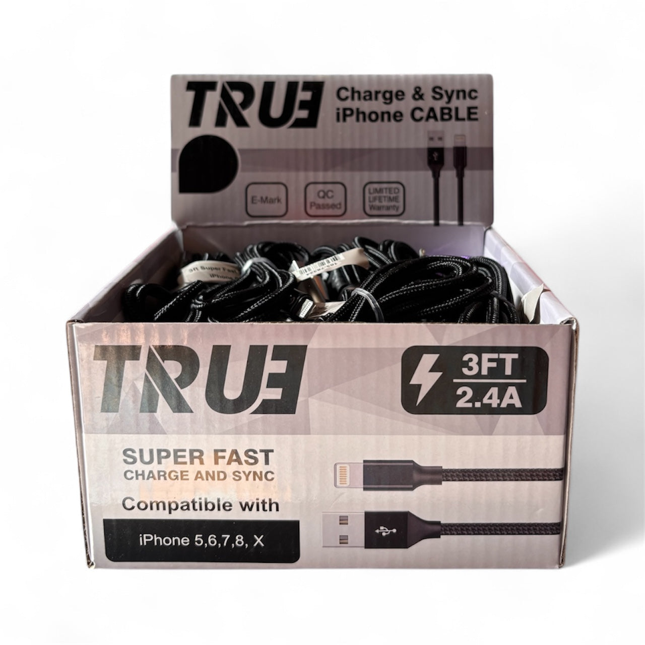 USB Iphone Charging Cable 3 ft