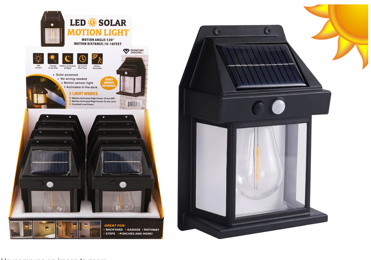 Solar LED Wall Motion Light