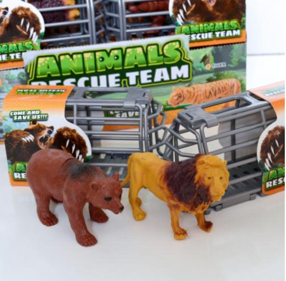 Animals Rescue Team Display