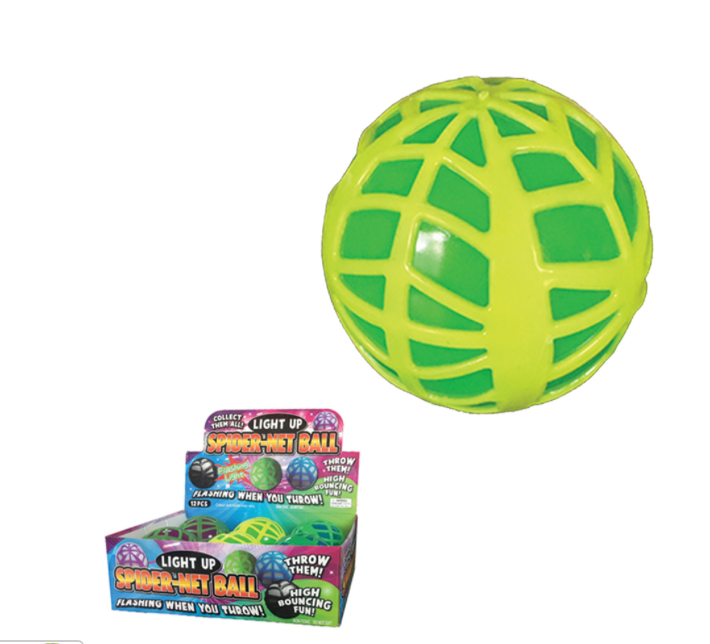 Light Up Spider Net Ball