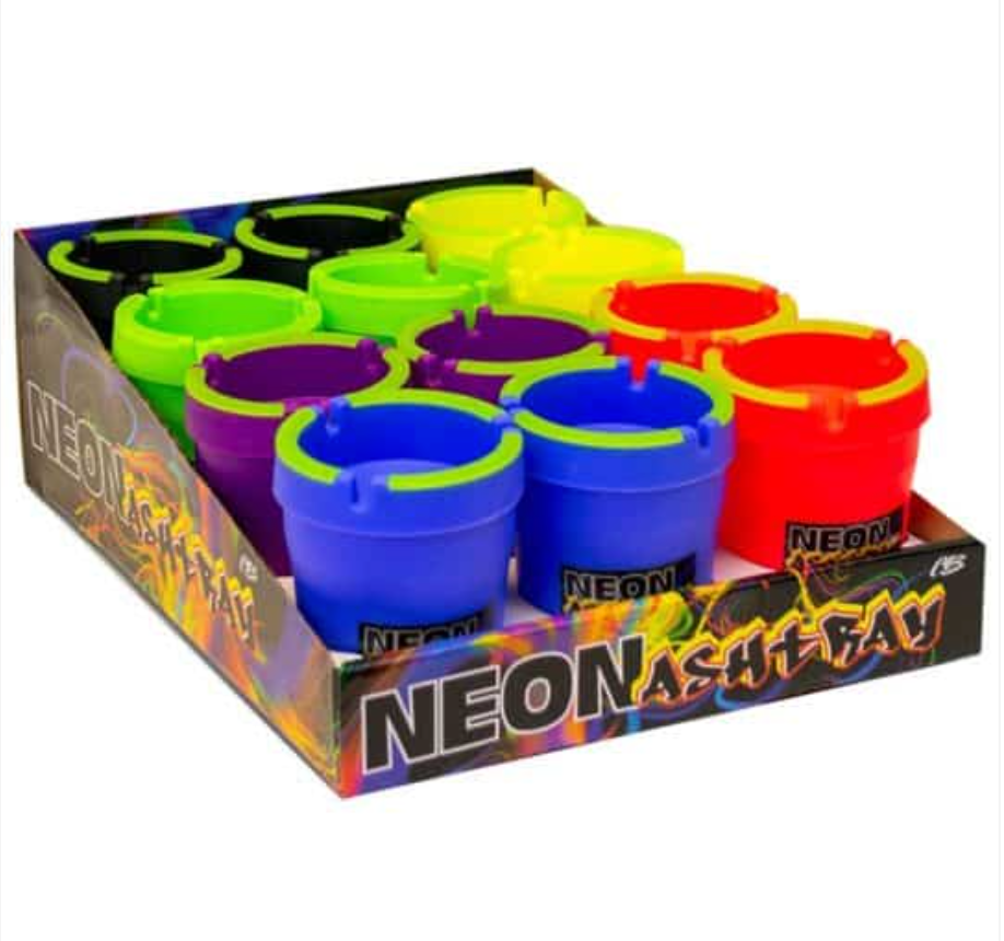 Neon Portable Car Ash Tray